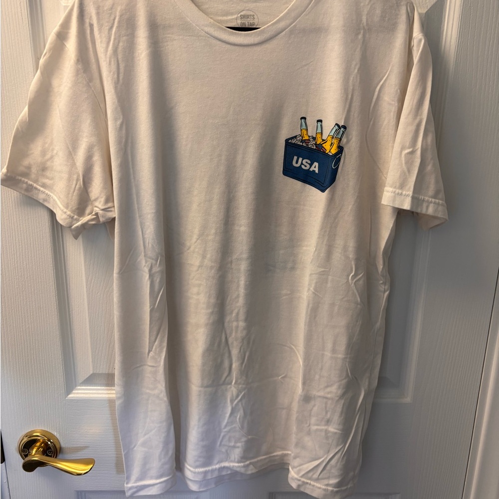 USA Graphic White T-Shirt